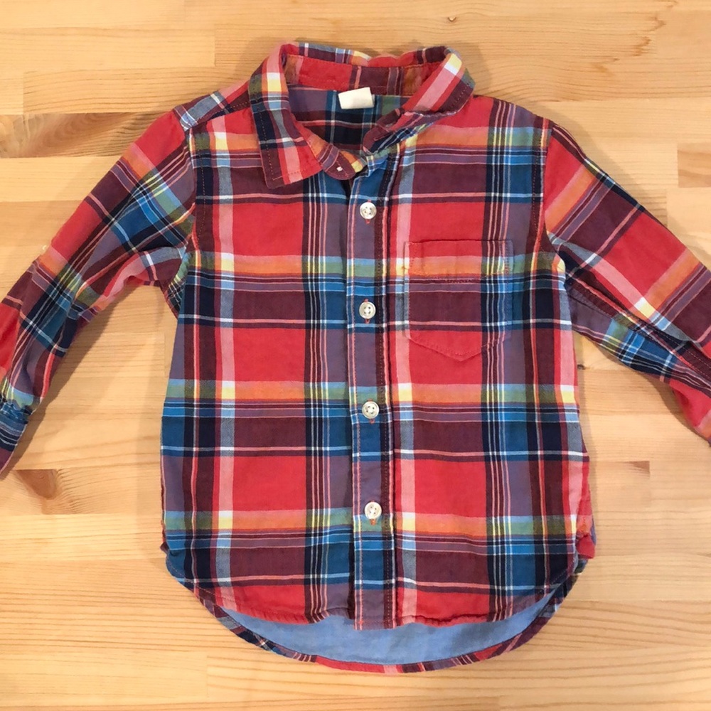 Gap Plaid Woven Shirt